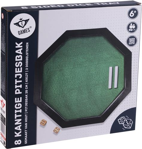 8-kantige pitjesbak klein 28 cm - Longfield Games