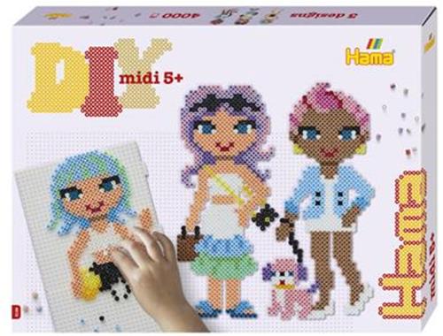 Hama Set Strijkkralen 4000 Kralen Fashion Girls - 3159