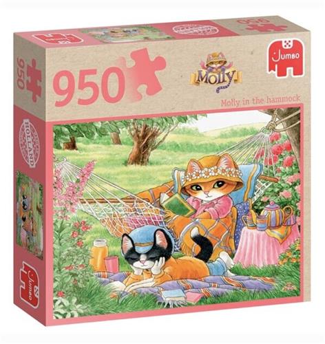 Jumbo puzzel Francien - Molly in de hangmat - 950 stukjes - Legpuzzel