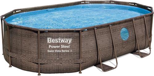 Bestway Power Steel Vista zwembad 488x305x107 cm