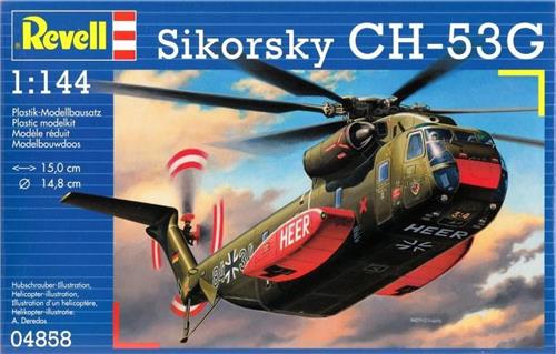 Revell CH-53 G Heavy Transport Helicopter 1:144 Montagekit Hefschroefvliegtuig