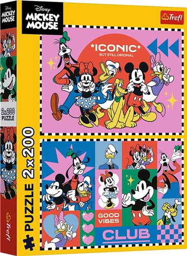 Trefl Trefl 2x200 - Time with friends / Disney Standard Characters_FSC Mix 70%.