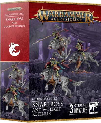 Gloomspite Gitz Snarlboss & Wolfgit Retinue
