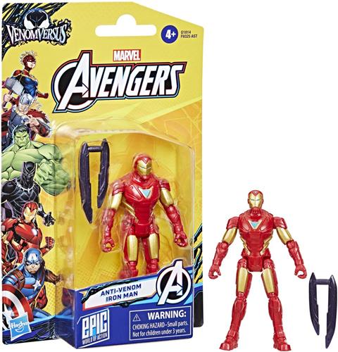 Marvel Avengers VenomVersus Epic World of Action Anti-Venom Iron Man - Actiefiguur