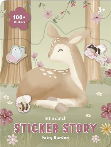 Little Dutch stickerboekje Fairy Garden - creatief speelgoed 3 jaar