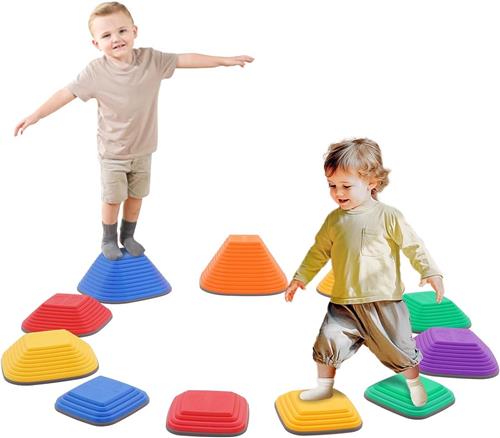Stapelstenen - Stapstenen - Montessori - Evenwicht - Motorisch - Kinderen - Balansstenen - Balansspeelgoed - Peuterspeelgoed - Rivierstenen - Heuveltoppen
