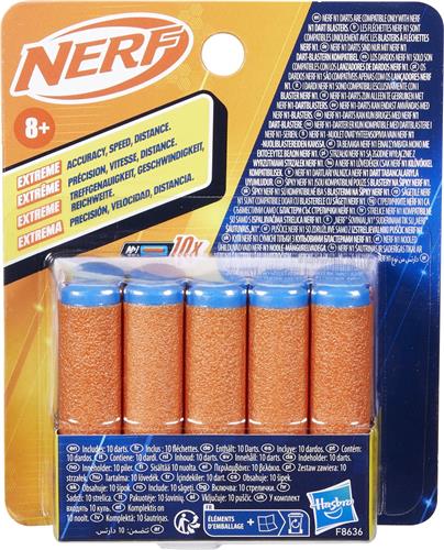 NERF N Series N1 Refill pack - met 10 Officiële Nerf N1 Darts - Nerf N1 Pijltjes