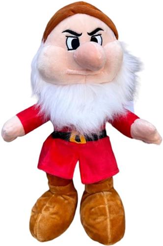 Grumpy - Sneeuwwitje en de Zeven Dwergen Pluche Knuffel 36 cm - Speelgoed Knuffels voor Kinderen Jongens Meisjes - Disney Snowwhite Plush Toy