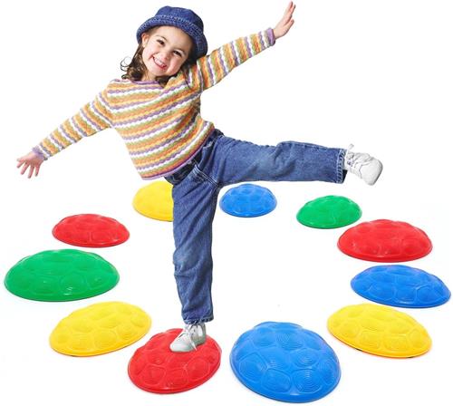 Stapelstenen - Stapstenen - Montessori - Evenwicht - Motorisch - Kinderen - Balansstenen - Balansspeelgoed - Peuterspeelgoed - Rivierstenen - Heuveltoppen