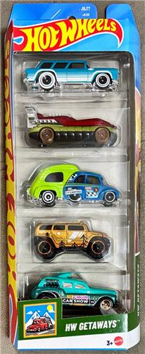 HOT WHEELS CAMPING GETAWAYS HW SET 5 PIECES (JBJ77-JA10C)