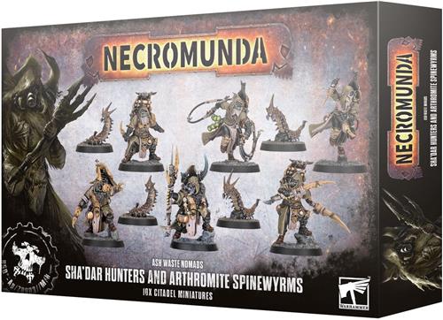 Necromunda Ash Wastes Nomads Shadar Hunters & Anthromite Spinewyrms