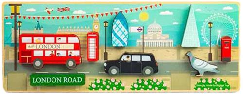 Bigjigs Houten Londen Chunky Puzzel, 8st.