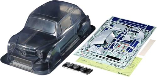 Tamiya 51709-000 1:10 Body Fiat Abarth 1000TCR Ongeverfd