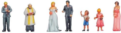 NOCH 35440 N Bruiloft figuren Geverfd, Staand
