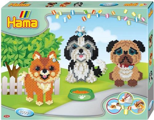 Hama Strijkkralen Set Honden 4000 Stuks