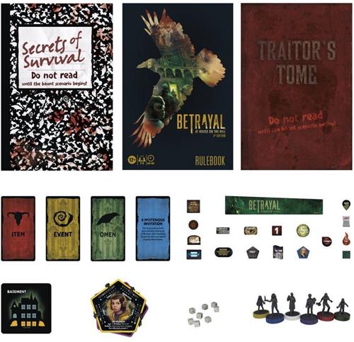 Avalon Hill Betrayal at House on the Hill 3rd Edition Bordspel Reizen/avontuur