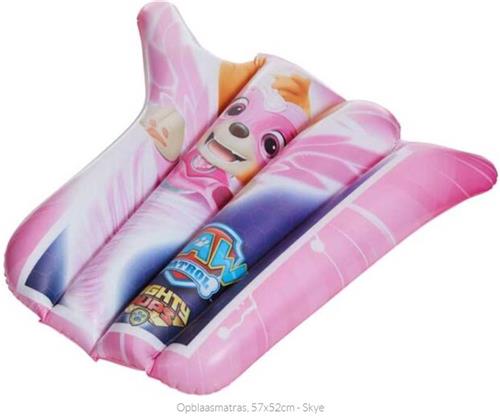 Paw Patrol: Opblaasmatras, 57x52cm - Skye, Luchtbed, Paw Patrol, Paw Patrol luchtbed, Zomer speelgoed,