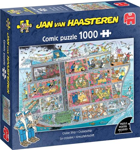 Jan van Haasteren - Cruiseschip (1000 stukjes), 12Y+