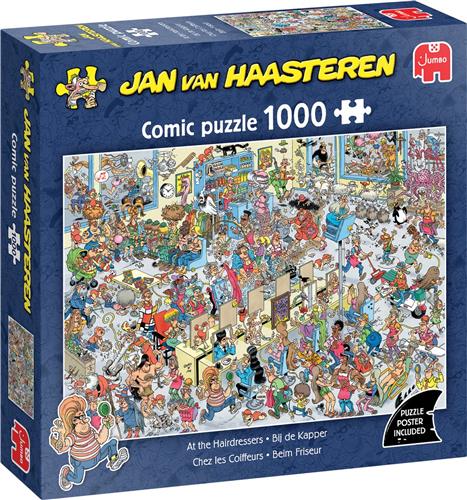 Jan van Haasteren - Bij de Kapper (1000 stukjes), 12Y+