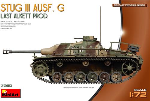 1:72 MiniArt 72110 Sturmgeschütz III - StuG III Ausf. G - Laatste Alkett-productie - Tankjager Plastic Modelbouwpakket