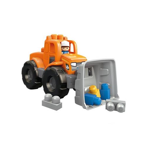 Mega Bloks Transform Dump Truck Oranje + Blokken