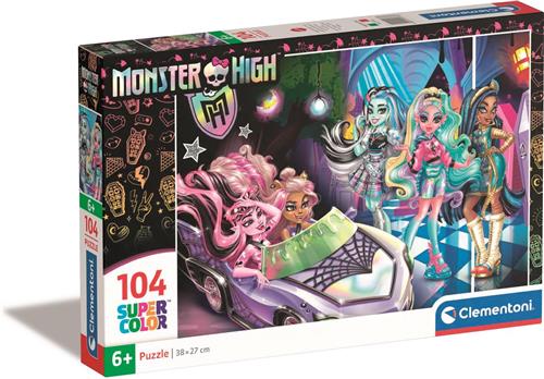 Clementoni - Puzzel - 104 Stukjes - Monster High - Kinderpuzzel - Vanaf 6 Jaar