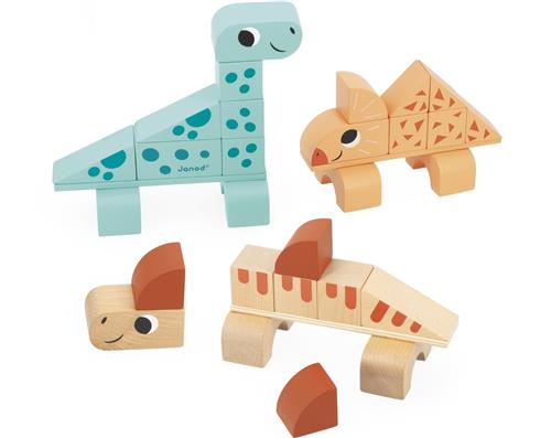 Janod Dino - Cubicosaurus Blokkenset