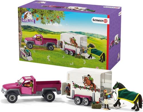 Schleich - Horse Club - Pickup met paardentrailer - 42346