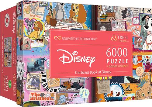 Trefl Trefl 6000 UFT - Disney Magical Book of Fairytales / Disney Standard Characters_FSC Mix 70%.