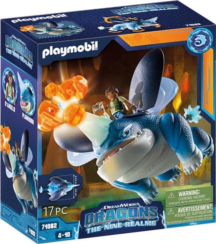 PLAYMOBIL Dragons: The Nine Realms Plowhorn & D'Angelo - 71082