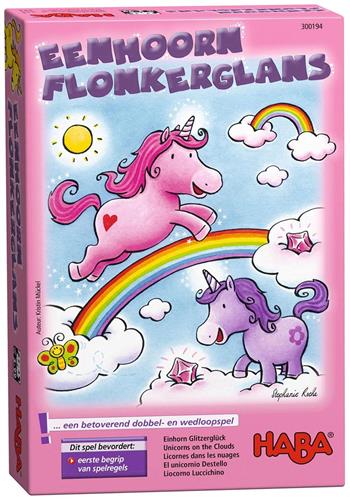 Dobbelspel Eenhoorn De Wolkenschat Haba +3jr