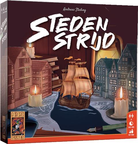 999 Games - Steden Strijd - Tactisch Bordspel - voor 2 personen