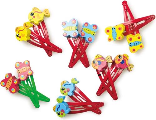 small foot - Hairslides Animal motifs