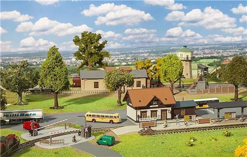 Faller - 1/160 STATIONSSET MUHLHEIM - modelbouwsets, hobbybouwspeelgoed voor kinderen, modelverf en accessoires
