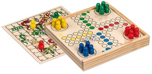 Philos Ludo/ Slangen en Ladders Mini.