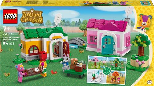 LEGO® Animal Crossing Creatieve Huizen: Seizoenenlang Plezier - 77057
