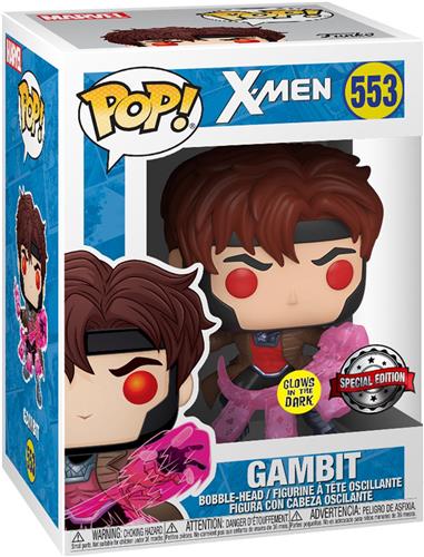 Funko Pop! Marvel: X-Men Gambit - Glow In The Dark exclusive #553