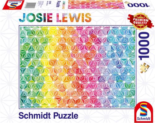 Schmidt Spiele Kunterbunte Dreiecke - 1000 Teile.