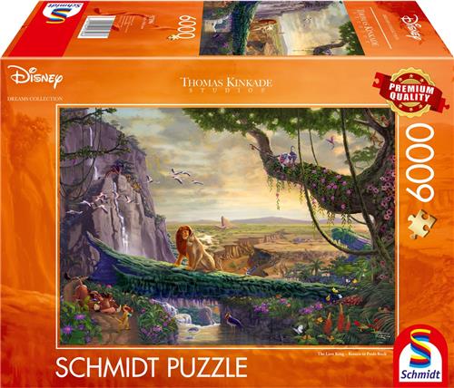 Schmidt Spiele Disney - König der Löwen - Zurück am Königsfelsen - 6000 Teile.