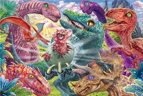 Schmidt Spiele Kleine Dinos, große Abenteuer - 100 Teile.
