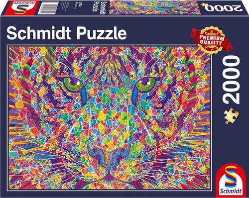 Schmidt Spiele Wildes Herz - Tiger - 2000 Teile.