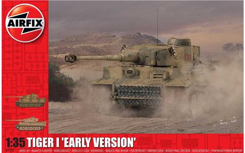 1:35 Airfix 1357 Tiger 1 - Early Production Version Plastic Modelbouwpakket