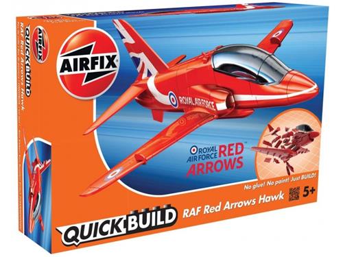 Airfix - Quickbuild Red Arrows Hawk - modelbouwsets, hobbybouwspeelgoed voor kinderen, modelverf en accessoires