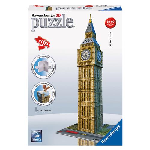 Ravensburger Big Ben - 3D Puzzel gebouw van 216 stukjes