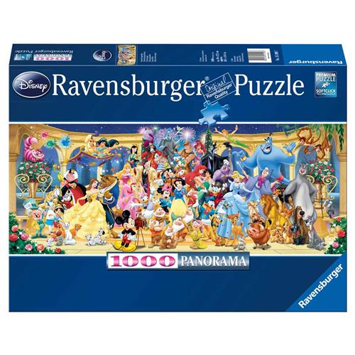 Ravensburger Panorama Puzzel Disney Groepsfoto - Legpuzzel - 1000 stukjes