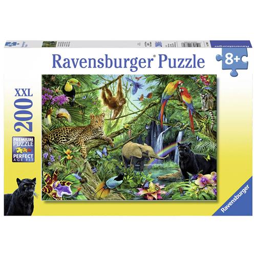 Ravensburger puzzel Dieren in de jungle - Legpuzzel - 200 stukjes