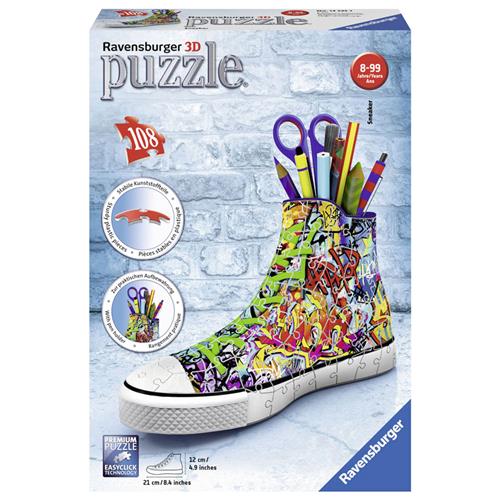 Ravensburger Sneaker Grafitti Print- 3D puzzel - 108 stukjes
