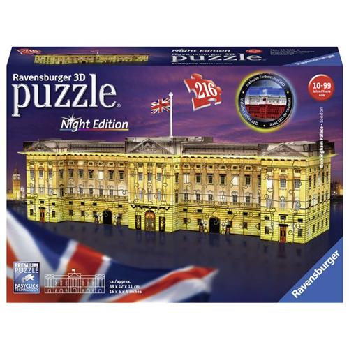 Ravensburger Buckingham Palace London by night - 3D puzzel gebouw - 216 stukjes