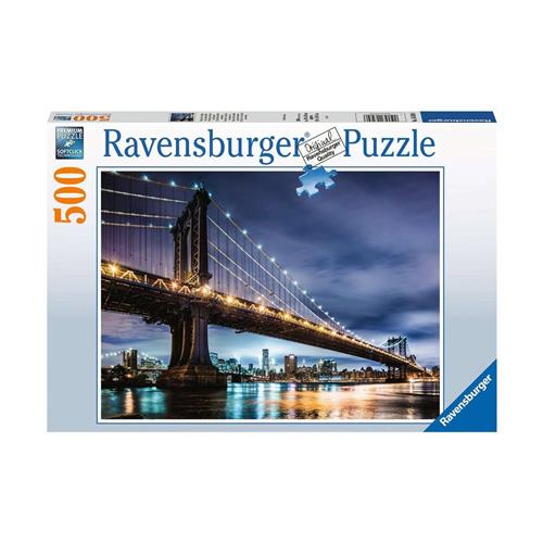 Ravensburger puzzel New York, de stad die nooit slaapt - Legpuzzel - 500 stukjes