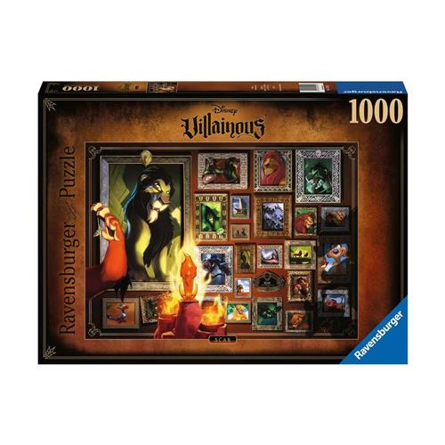 Ravensburger puzzel Disney Villainous: Scar - Legpuzzel - 1000 stukjes